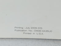 2010 Nissan Maxima Owners Manual Book Guide P/N:OM0E-0A35U0 OEM Used Auto Parts - Oemusedautoparts1.com