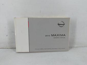 compare product 2010 Nissan Maxima Owners Manual Book Guide OEM Used Auto Parts