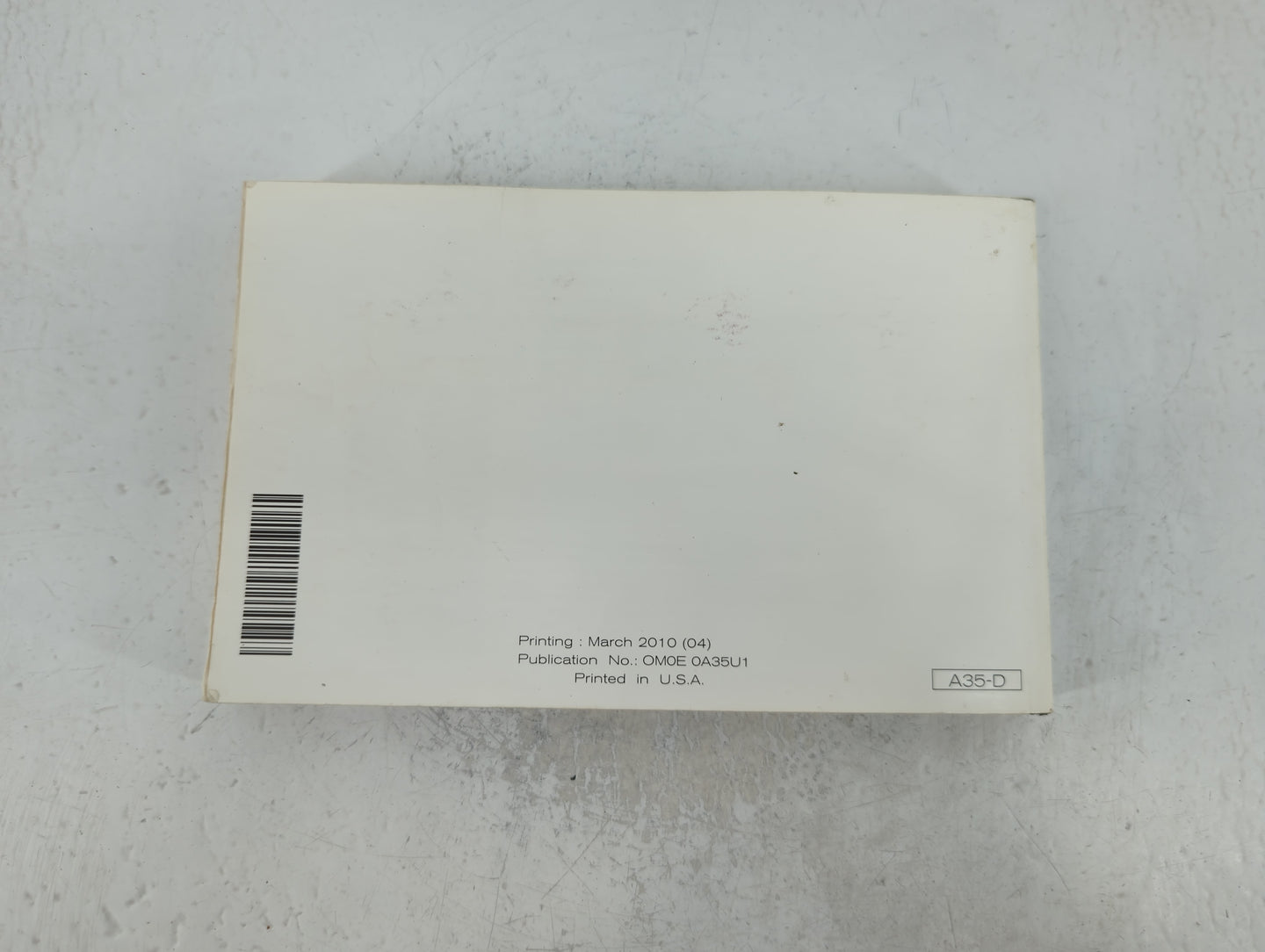 2010 Nissan Maxima Owners Manual Book Guide OEM Used Auto Parts - Oemusedautoparts1.com