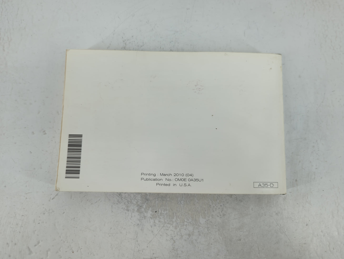 2010 Nissan Maxima Owners Manual Book Guide OEM Used Auto Parts - Oemusedautoparts1.com