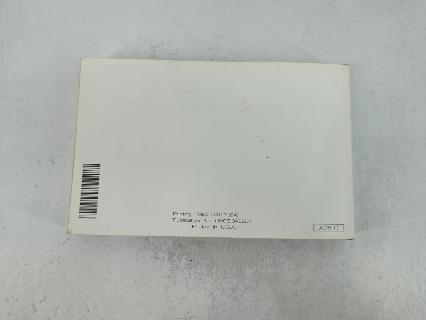 2010 Nissan Maxima Owners Manual Book Guide OEM Used Auto Parts - Oemusedautoparts1.com