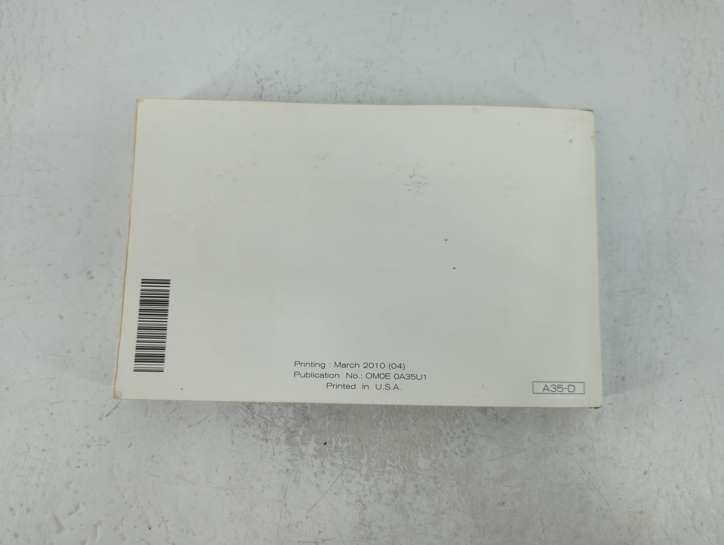 2010 Nissan Maxima Owners Manual Book Guide OEM Used Auto Parts - Oemusedautoparts1.com