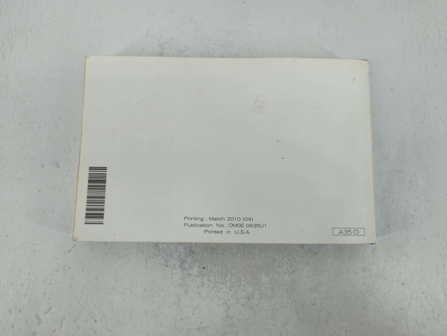 2010 Nissan Maxima Owners Manual Book Guide OEM Used Auto Parts - Oemusedautoparts1.com