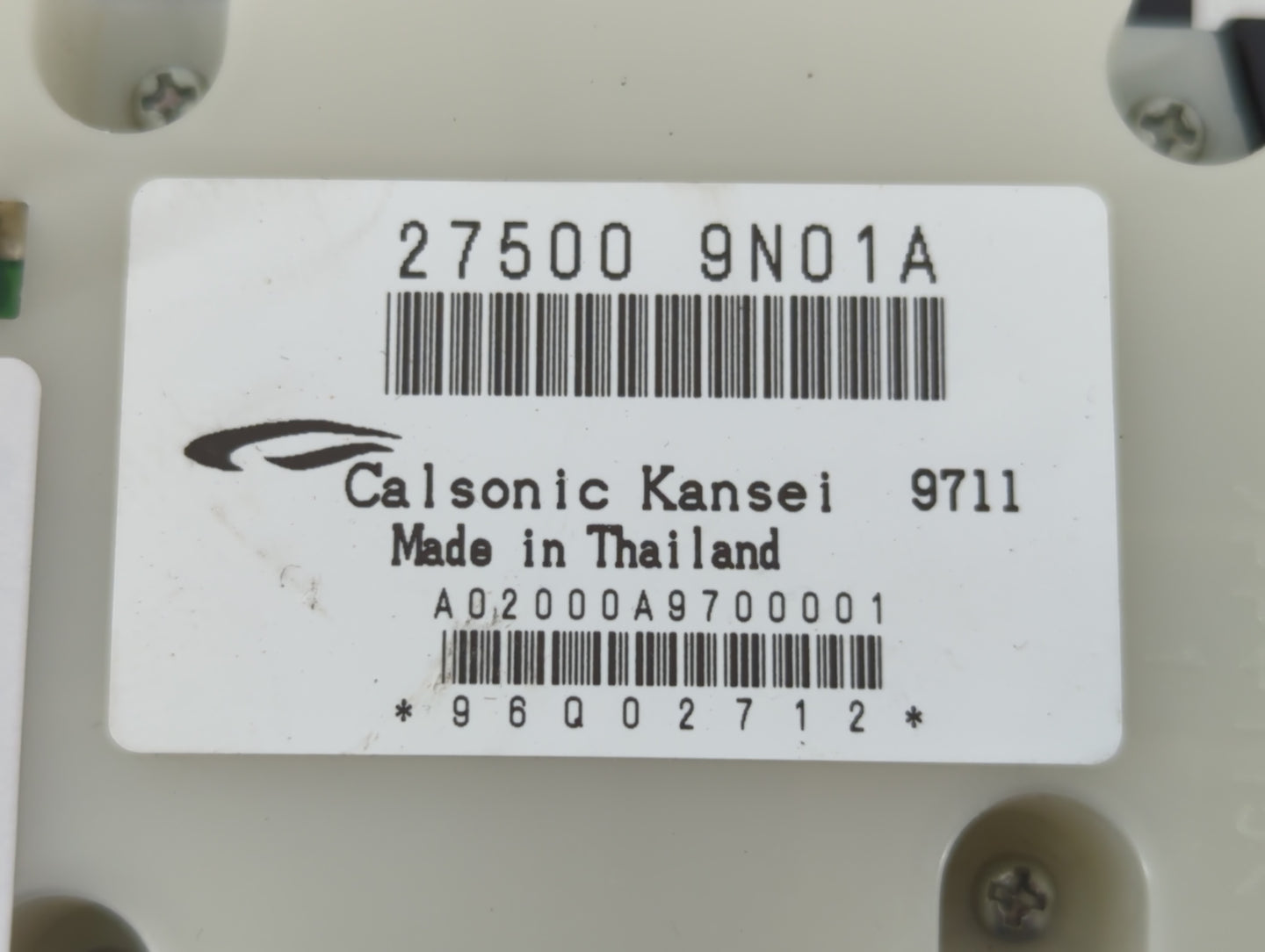 2009-2014 Nissan Maxima Climate Control Module Temperature AC/Heater Replacement P/N:27500 9N01A Fits OEM Used Auto Parts - 