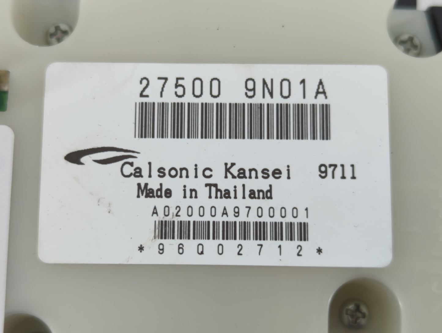 2009-2014 Nissan Maxima Climate Control Module Temperature AC/Heater Replacement P/N:27500 9N01A Fits OEM Used Auto Parts - 