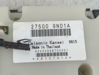 2009-2014 Nissan Maxima Climate Control Module Temperature AC/Heater Replacement P/N:27500 9N01A Fits OEM Used Auto Parts - 