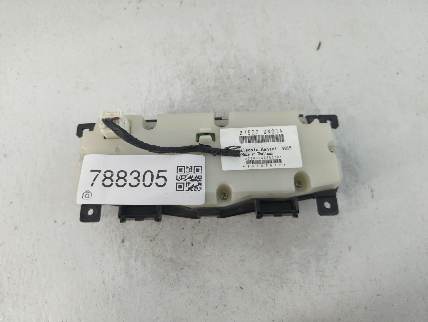 2009-2014 Nissan Maxima Climate Control Module Temperature AC/Heater Replacement P/N:27500 9N01A Fits OEM Used Auto Parts - 