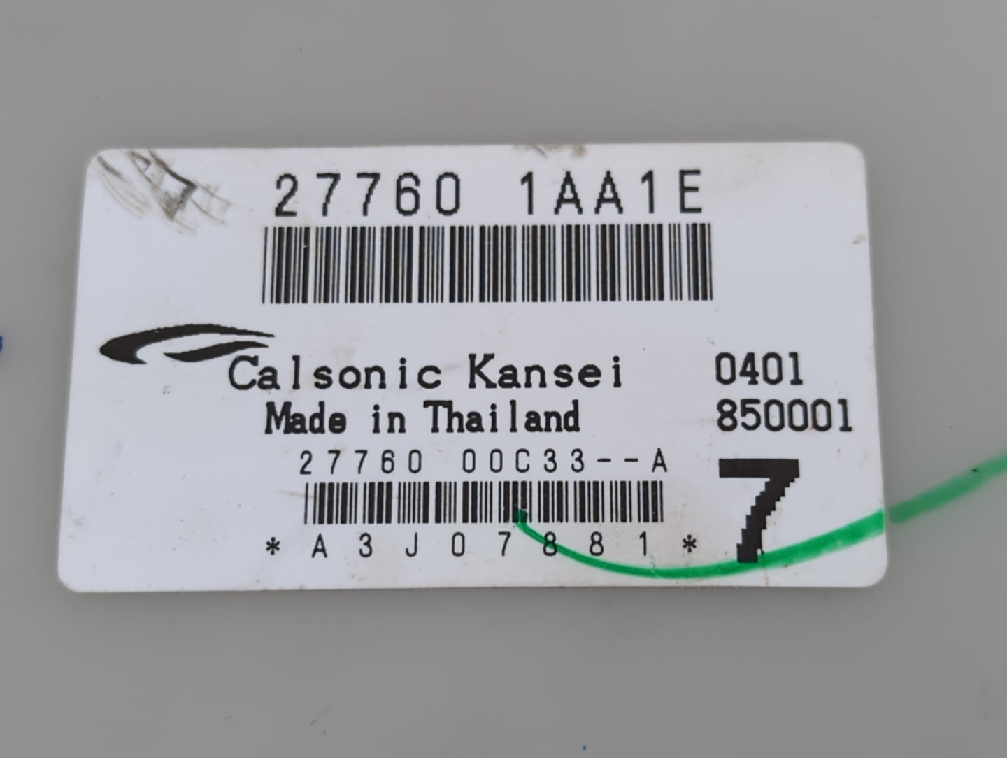 2010-2014 Nissan Murano Temperature Control Module 27760 1aa1e - Oemusedautoparts1.com