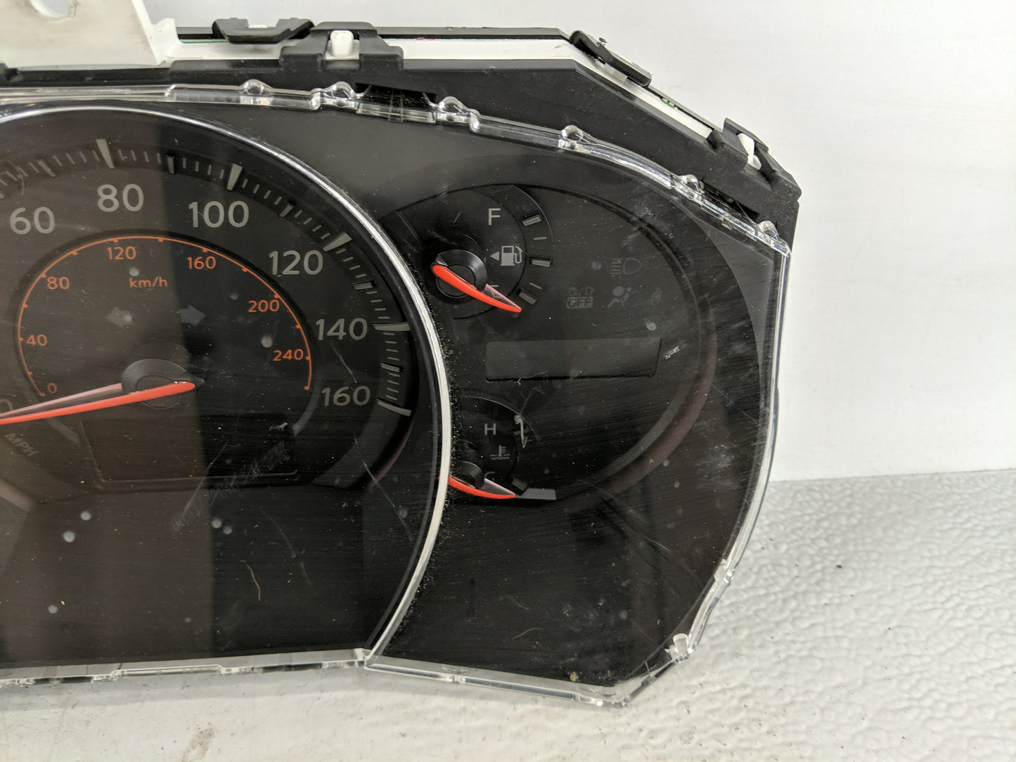 2010 Nissan Murano Instrument Cluster Speedometer Gauges P/N:1V41A/RQBG Fits OEM Used Auto Parts - Oemusedautoparts1.com