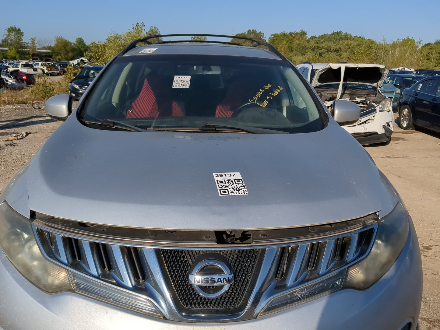 2009-2014 Nissan Murano Hood Oem - Oemusedautoparts1.com