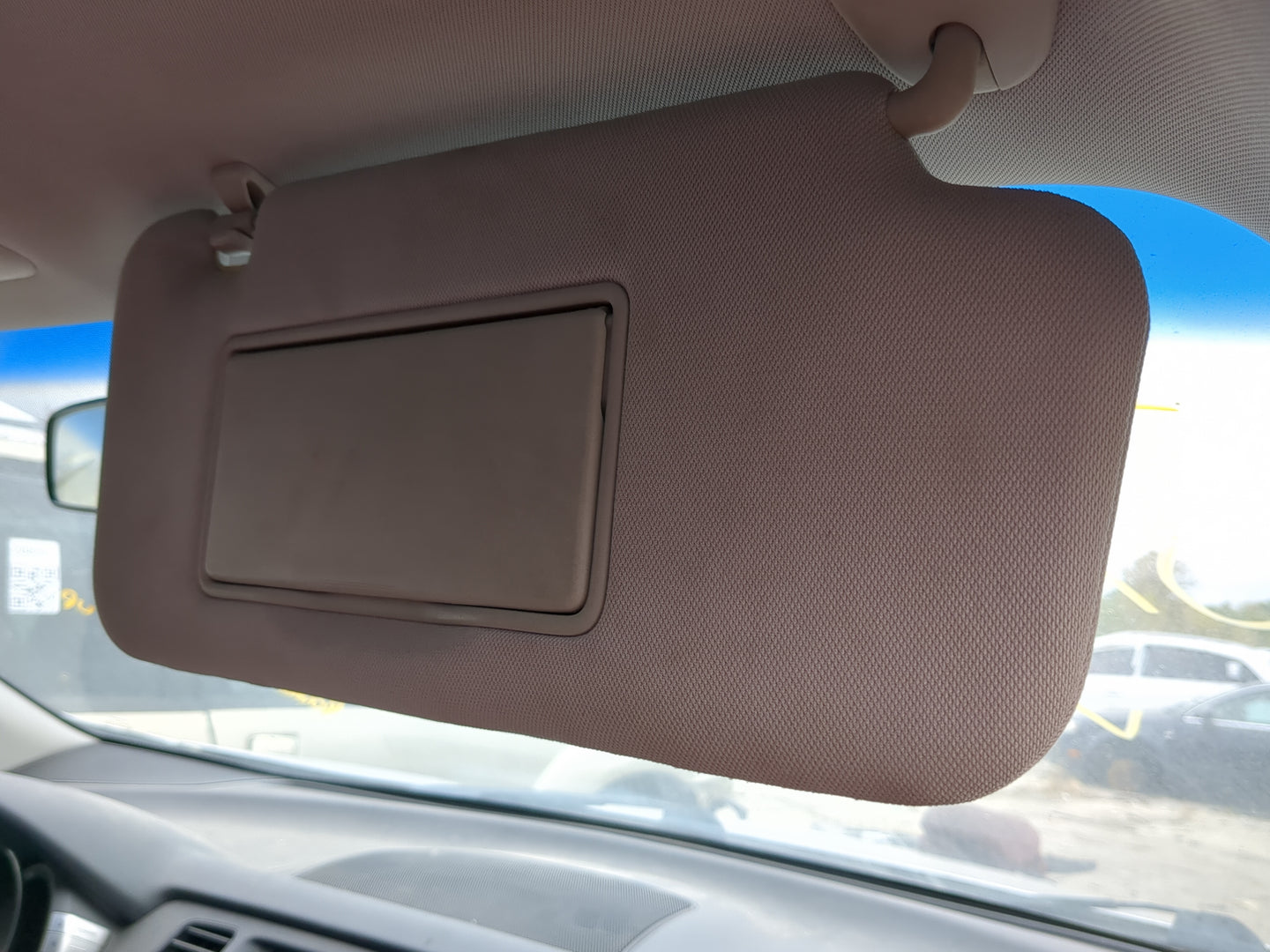 2009-2014 Nissan Murano Sun Visor Shade Replacement Passenger Right Mirror Fits Fits 2009 2010 2011 2012 2013 2014 OEM Used 