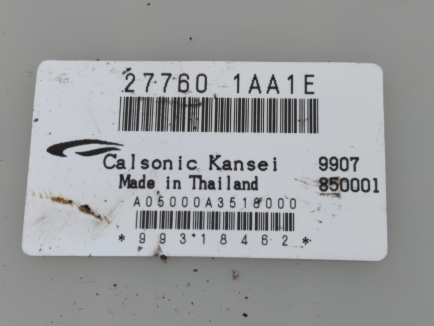 2010-2010 Nissan Murano Temperature Control Module 27760 1aa1e - Oemusedautoparts1.com