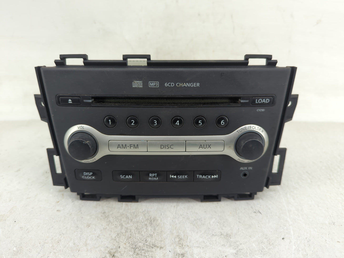 2009-2010 Nissan Murano Radio AM FM Cd Player Receiver Replacement P/N:28185 1AA0A Fits Fits 2009 2010 OEM Used Auto Parts -
