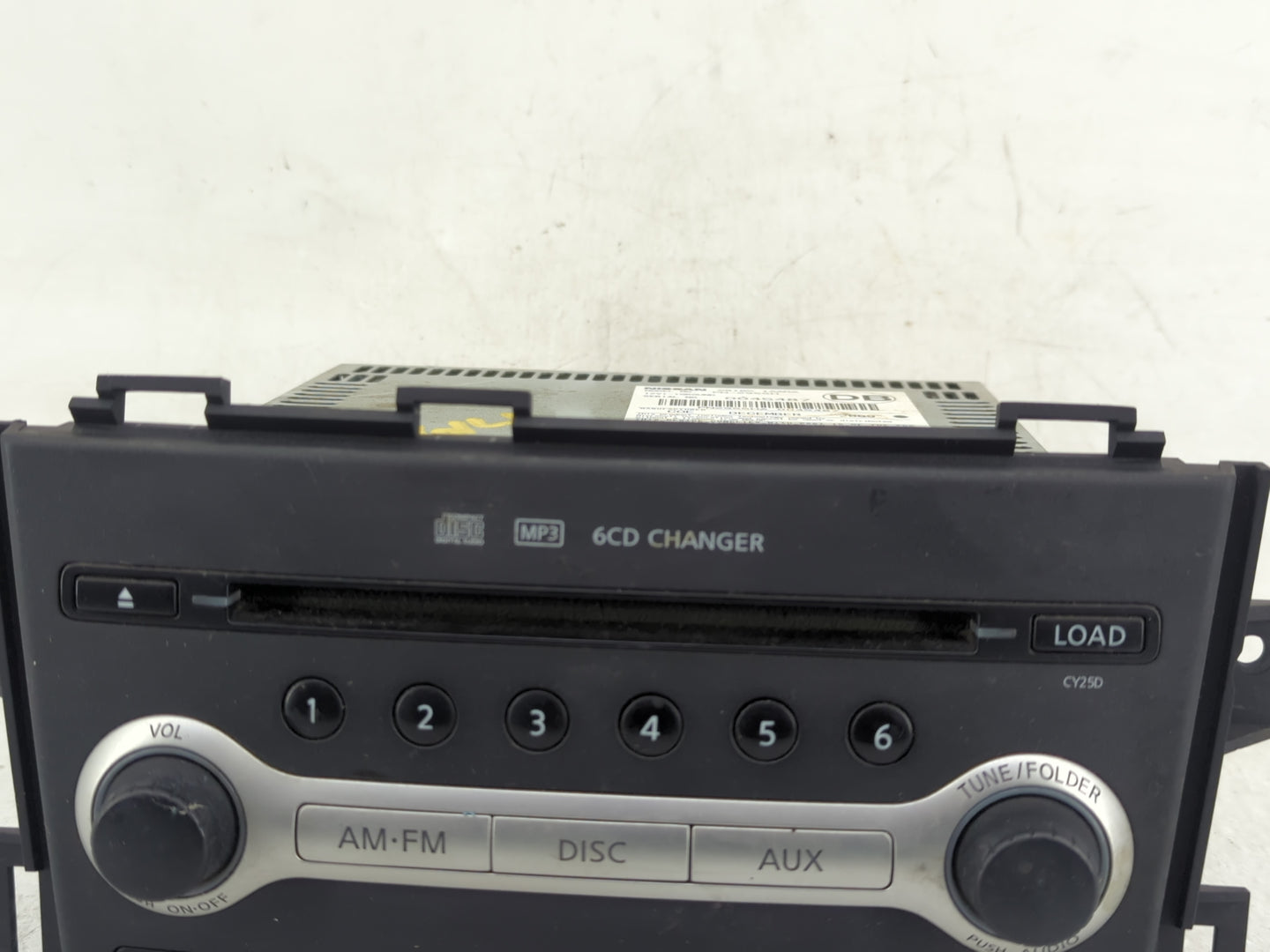 2009-2010 Nissan Murano Radio AM FM Cd Player Receiver Replacement P/N:28185 1AA0A Fits Fits 2009 2010 OEM Used Auto Parts -