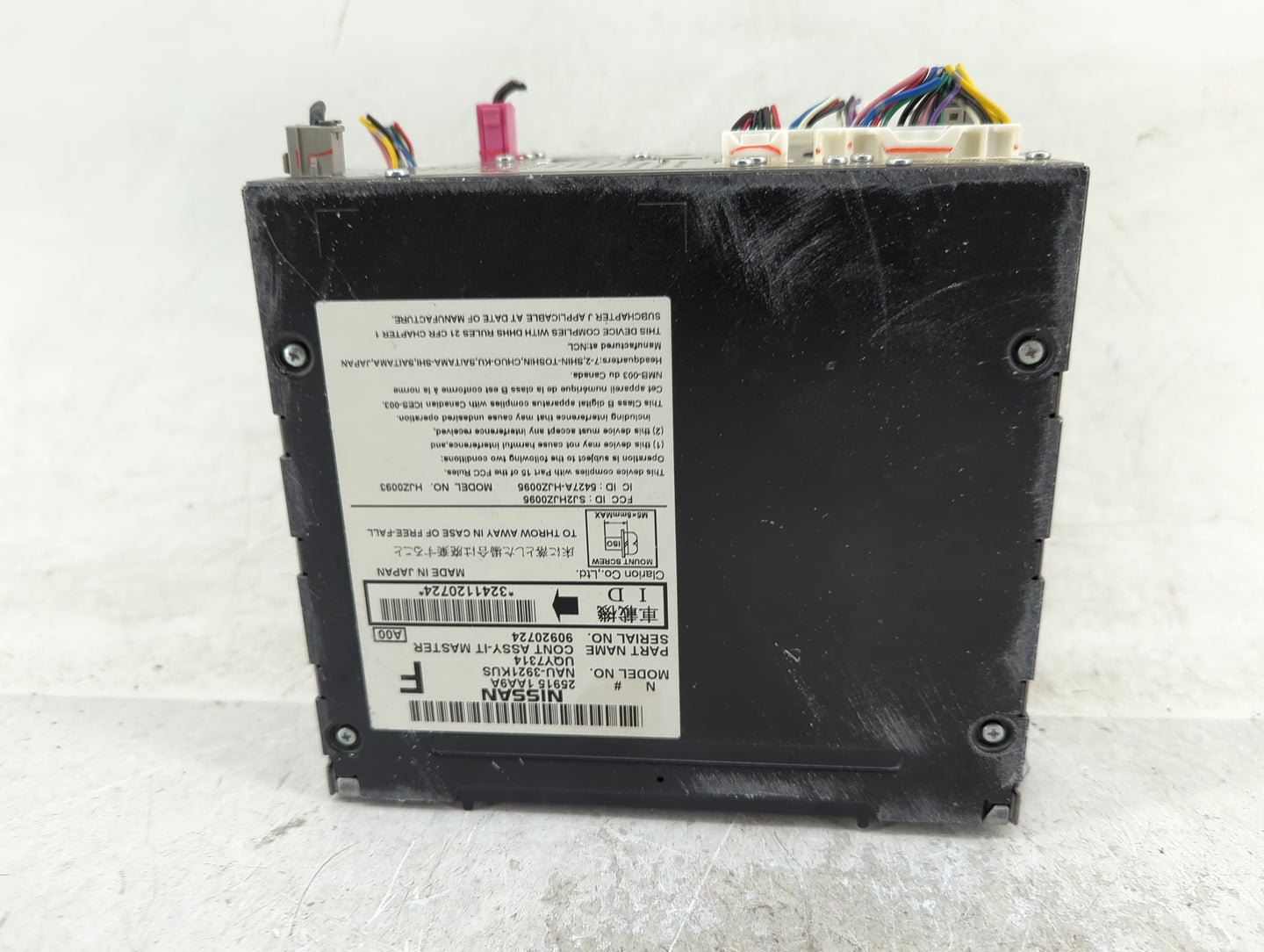 2009-2010 Nissan Murano Radio AM FM Cd Player Receiver Replacement Fits Fits 2009 2010 OEM Used Auto Parts - Oemusedautopart