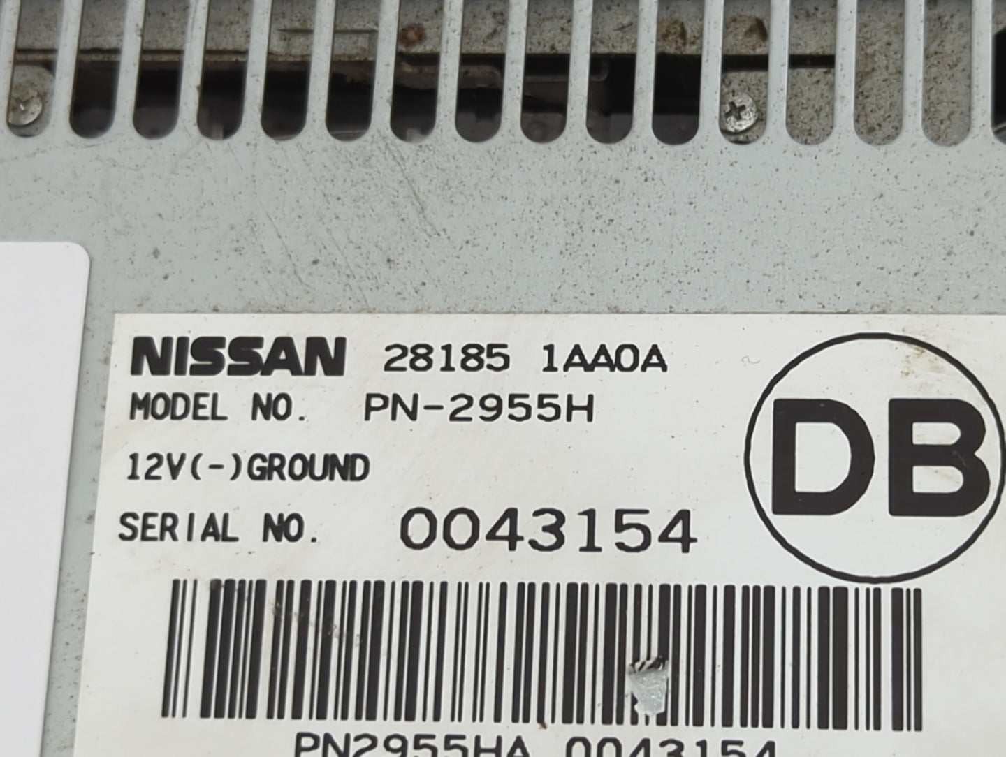 2009-2010 Nissan Murano Radio AM FM Cd Player Receiver Replacement P/N:28185 1AA0A PN-2955H, PN2955HA Fits Fits 2009 2010 OE