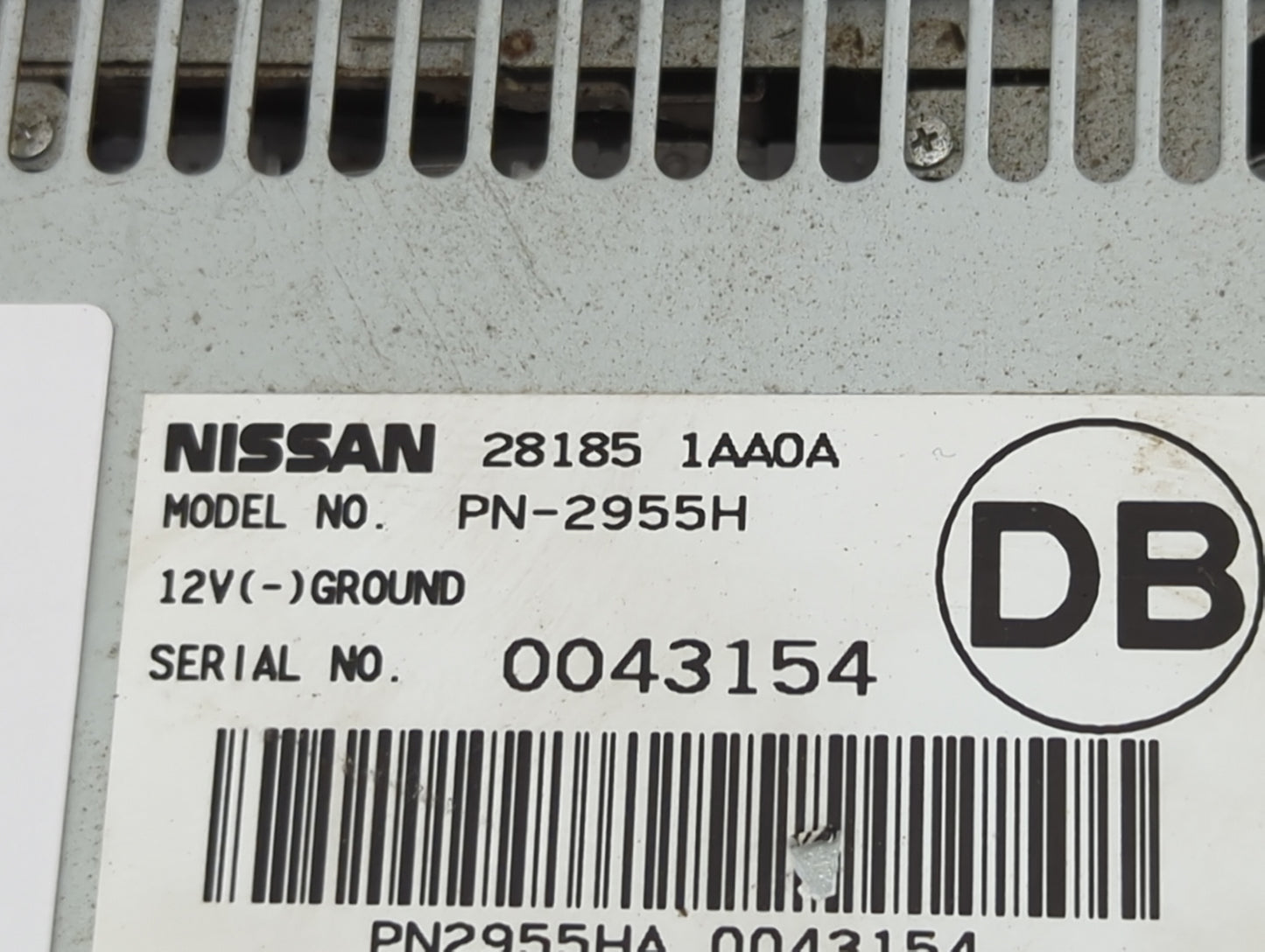 2009-2010 Nissan Murano Radio AM FM Cd Player Receiver Replacement P/N:28185 1AA0A PN-2955H, PN2955HA Fits Fits 2009 2010 OE