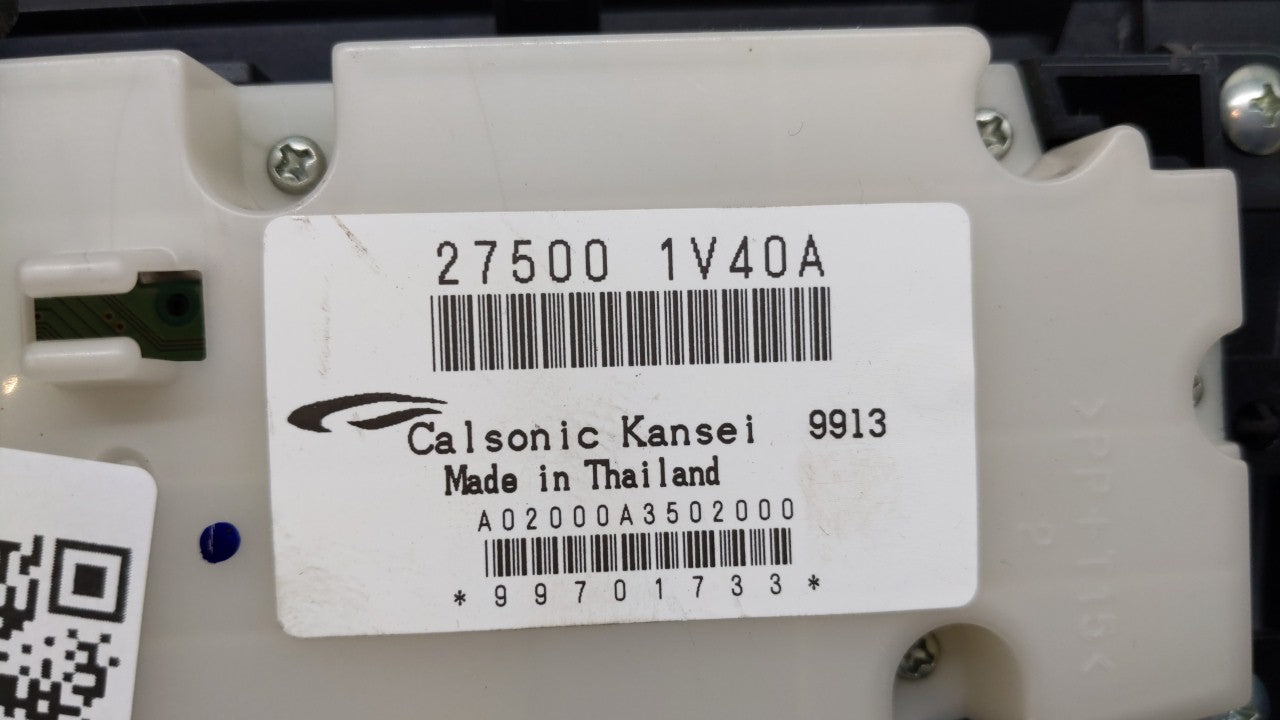 2010-2014 Nissan Murano Climate Control Module Temperature AC/Heater Replacement P/N:68270-1AA0A 27500 1V40A Fits OEM Used A