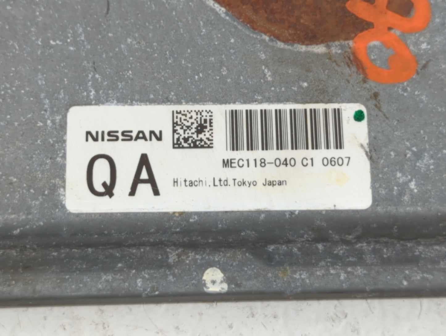 2010 Nissan Murano PCM Engine Control Computer ECU ECM PCU OEM P/N:MEC118-020 C1 MEC118-040 C1 Fits OEM Used Auto Parts - Oe