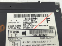 2009-2010 Nissan Murano Radio AM FM Cd Player Receiver Replacement P/N:25915 1AA0A 25915 1AA9A, 25915 1AA9C Fits Fits 2009 2