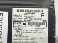 2009-2010 Nissan Murano Am Fm Cd Player Radio Receiver 582631 - Oemusedautoparts1.com