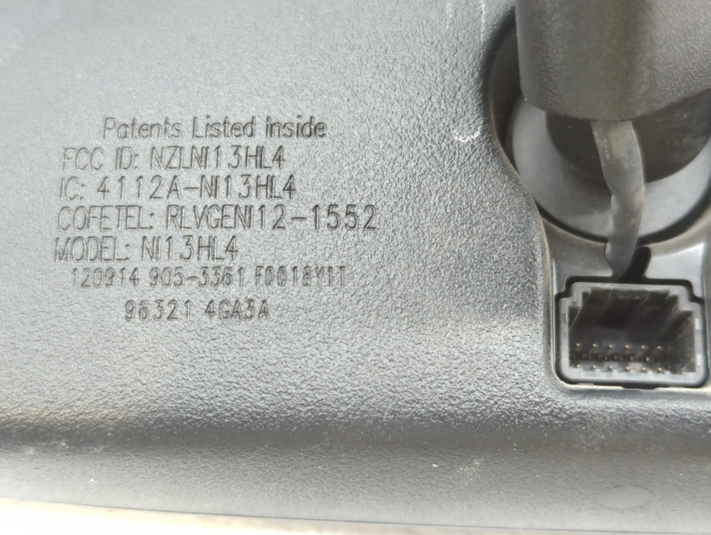 2006-2014 Nissan Murano Interior Rear View Mirror Replacement OEM P/N:E11015894 Fits OEM Used Auto Parts - Oemusedautoparts1