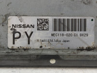 2010 Nissan Murano PCM Engine Control Computer ECU ECM PCU OEM P/N:MEC118-020 C1 Fits OEM Used Auto Parts - Oemusedautoparts