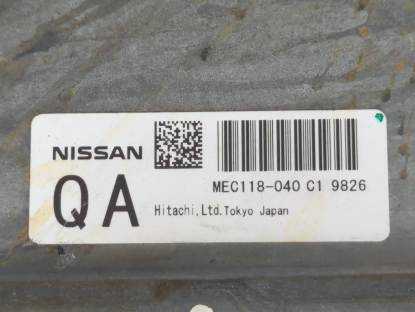2010 Nissan Murano PCM Engine Control Computer ECU ECM PCU OEM P/N:MEC118-020 C1 Fits OEM Used Auto Parts - Oemusedautoparts