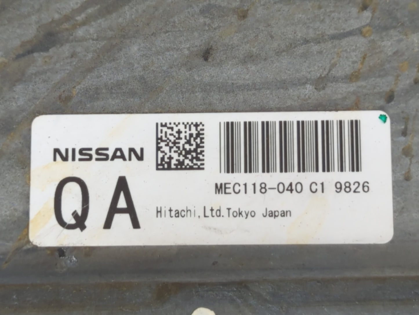 2010 Nissan Murano PCM Engine Control Computer ECU ECM PCU OEM P/N:MEC118-020 C1 Fits OEM Used Auto Parts - Oemusedautoparts