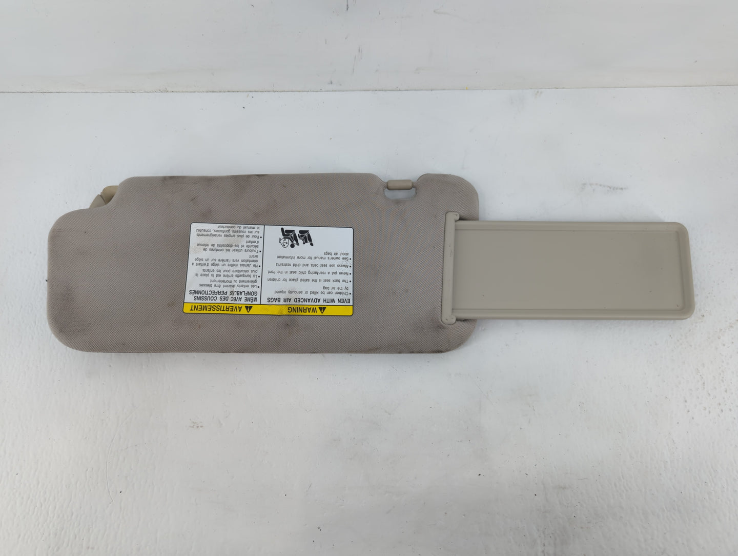 2009-2014 Nissan Murano Sun Visor Shade Replacement Passenger Right Mirror Fits Fits 2009 2010 2011 2012 2013 2014 OEM Used 