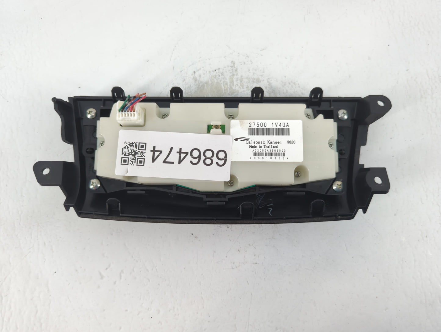 2010-2014 Nissan Murano Climate Control Module Temperature AC/Heater Replacement P/N:27500 1V40A Fits OEM Used Auto Parts - 