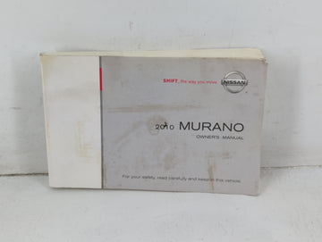 2010 Nissan Murano Owners Manual Book Guide P/N:OMOE-0Z51U0 OEM Used Auto Parts - Oemusedautoparts1.com