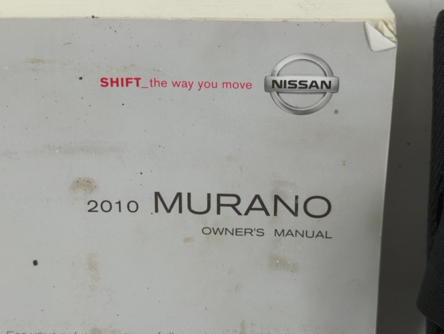 2010 Nissan Murano Owners Manual Book Guide P/N:OM0E-0Z51U0 OEM Used Auto Parts - Oemusedautoparts1.com