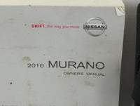 2010 Nissan Murano Owners Manual Book Guide P/N:OM0E-0Z51U0 OEM Used Auto Parts - Oemusedautoparts1.com
