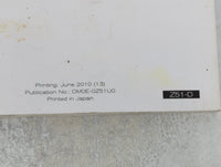 2010 Nissan Murano Owners Manual Book Guide P/N:OM0E-0Z51U0 OEM Used Auto Parts - Oemusedautoparts1.com
