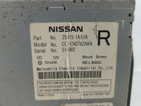 2009-2010 Nissan Murano Radio AM FM Cd Player Receiver Replacement P/N:25915 1AA1A Fits Fits 2009 2010 OEM Used Auto Parts -