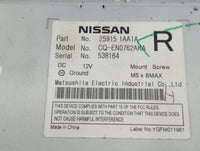 2009-2010 Nissan Murano Am Fm Cd Player Radio Receiver 726292 - Oemusedautoparts1.com