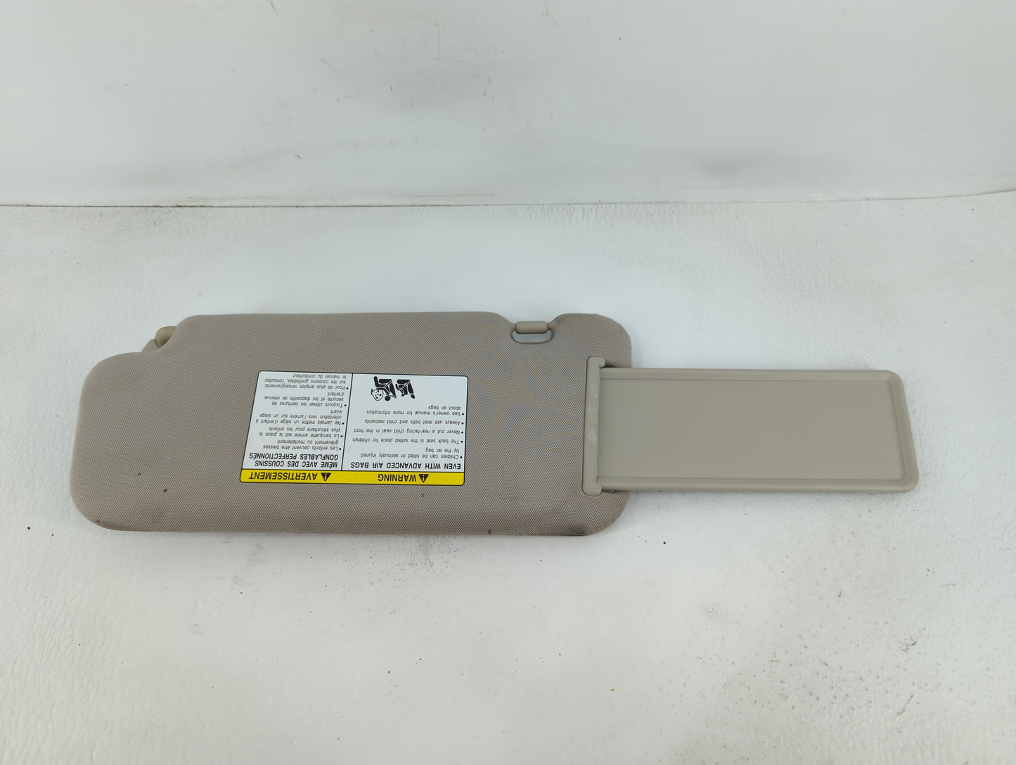 2009-2014 Nissan Murano Sun Visor Shade Replacement Passenger Right Mirror Fits Fits 2009 2010 2011 2012 2013 2014 OEM Used 