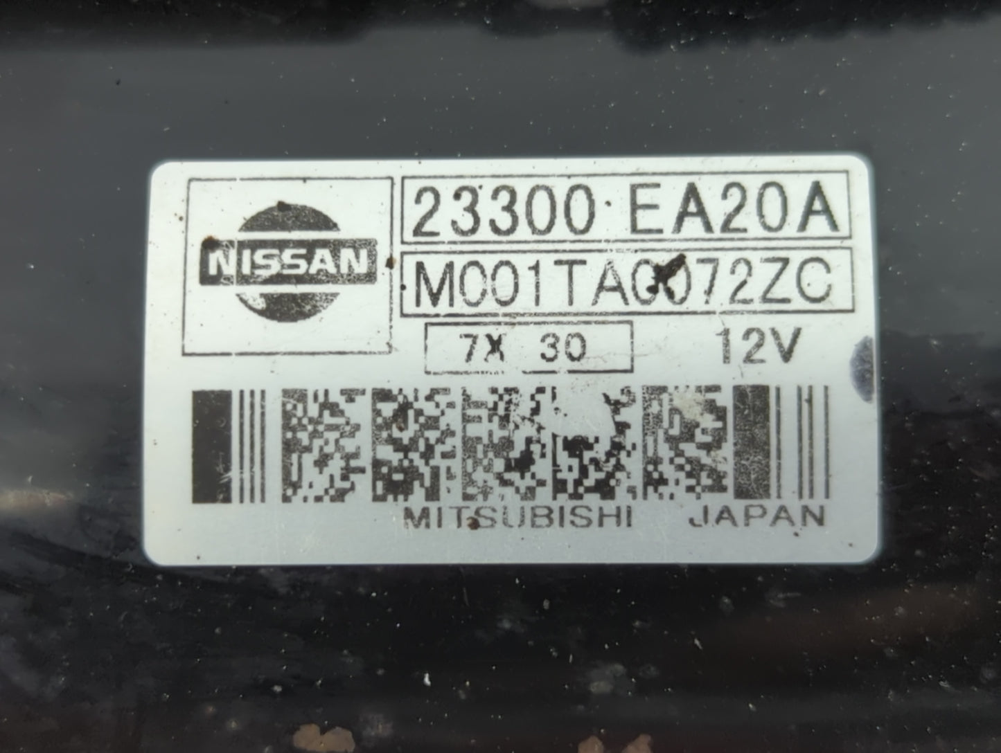 2005-2012 Nissan Pathfinder Car Starter Motor Solenoid OEM P/N:M001TA0072ZC 23300 EA20A Fits OEM Used Auto Parts - Oemusedau