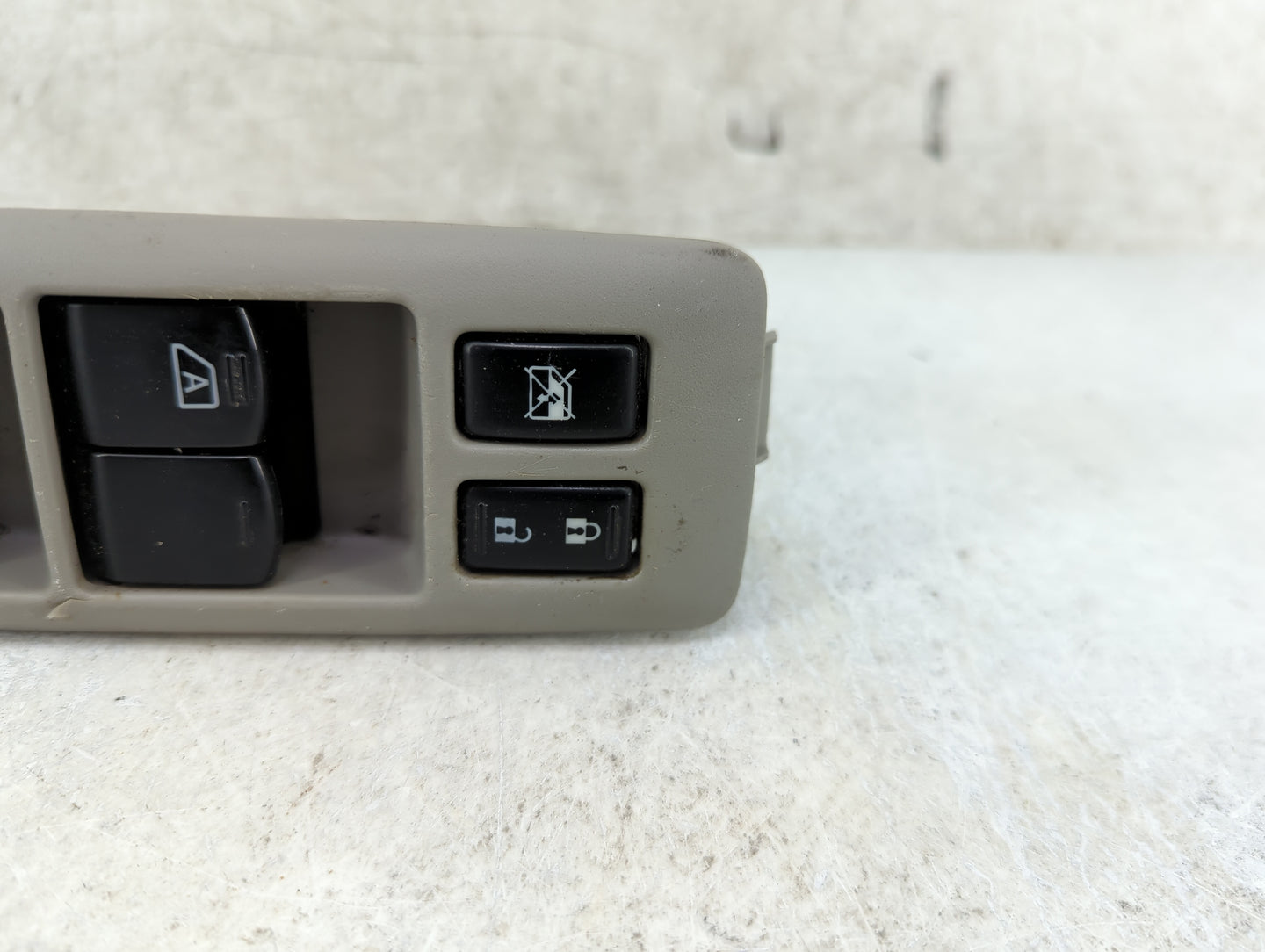 2008-2010 Nissan Rogue Master Power Window Switch Replacement Driver Side Left Fits Fits 2008 2009 2010 OEM Used Auto Parts 