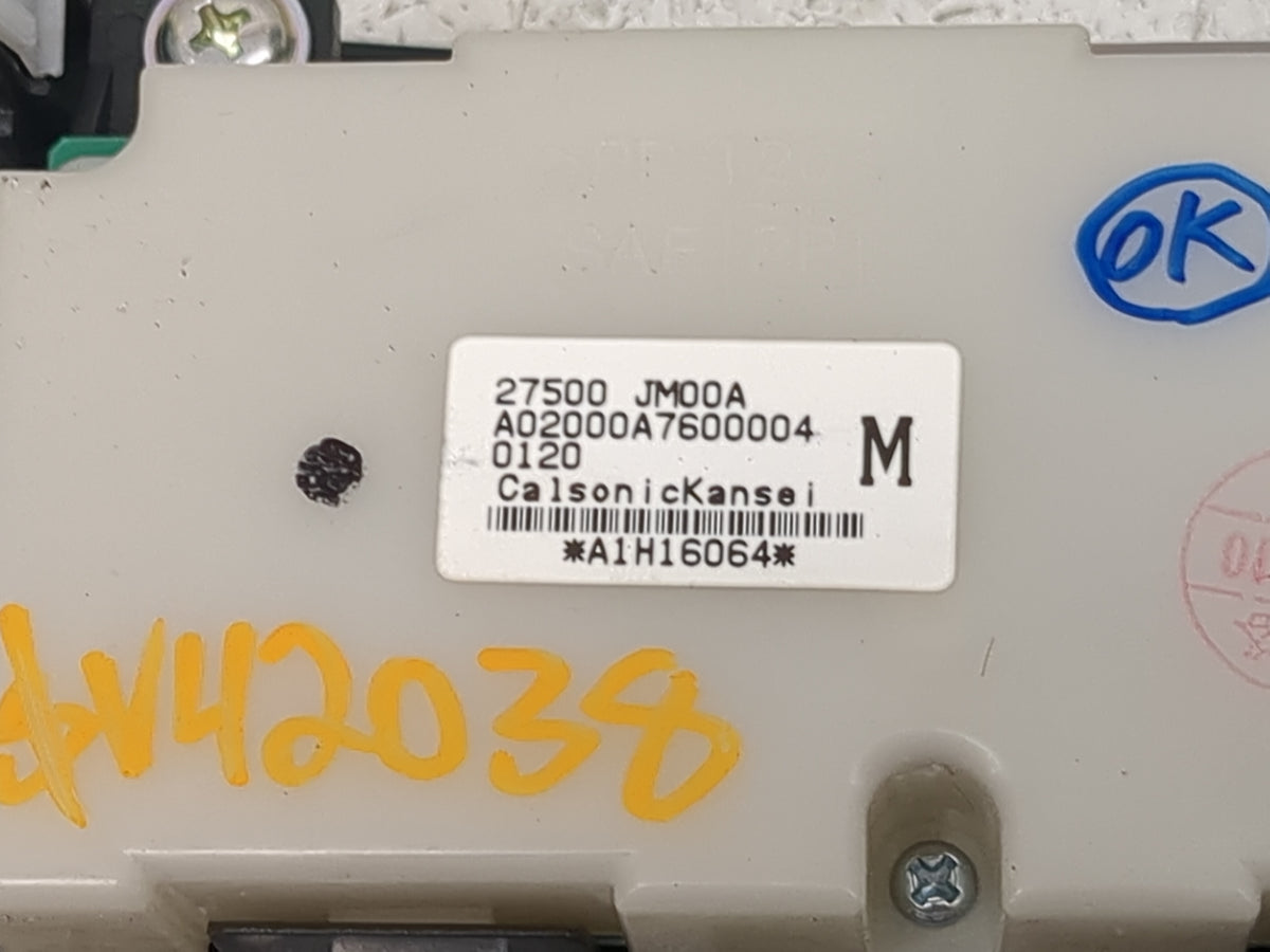 2008-2010 Nissan Rogue Climate Control Module Temperature AC/Heater Replacement P/N:27500 JM00A A02000A7600004 Fits OEM Used