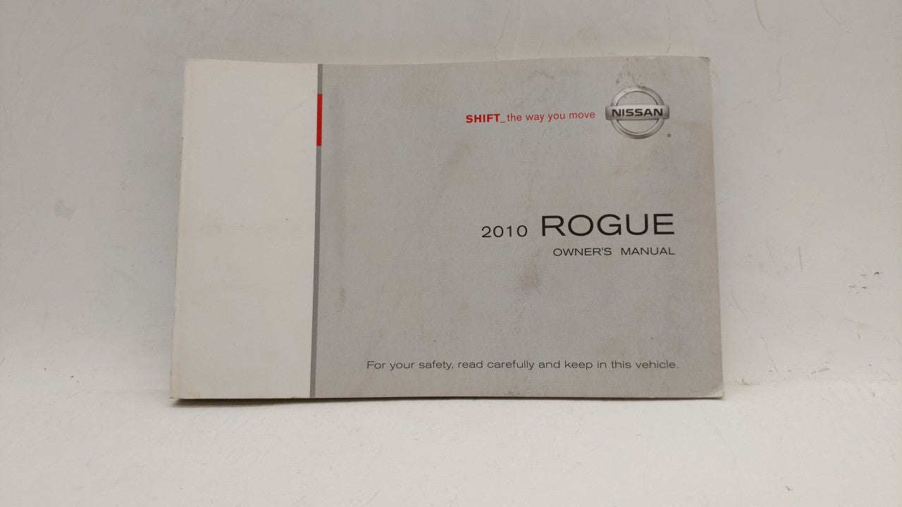 2010 Nissan Rogue Owners Manual Book Guide OEM Used Auto Parts - Oemusedautoparts1.com