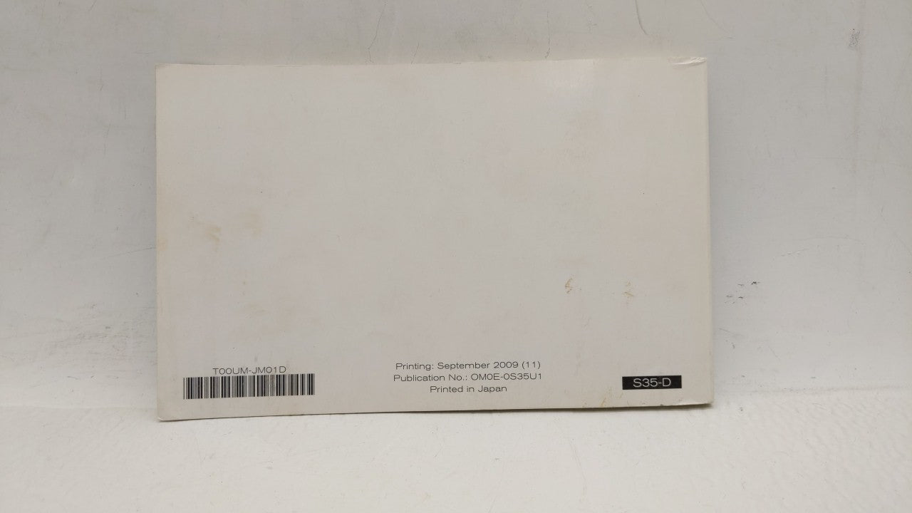 2010 Nissan Rogue Owners Manual Book Guide OEM Used Auto Parts - Oemusedautoparts1.com