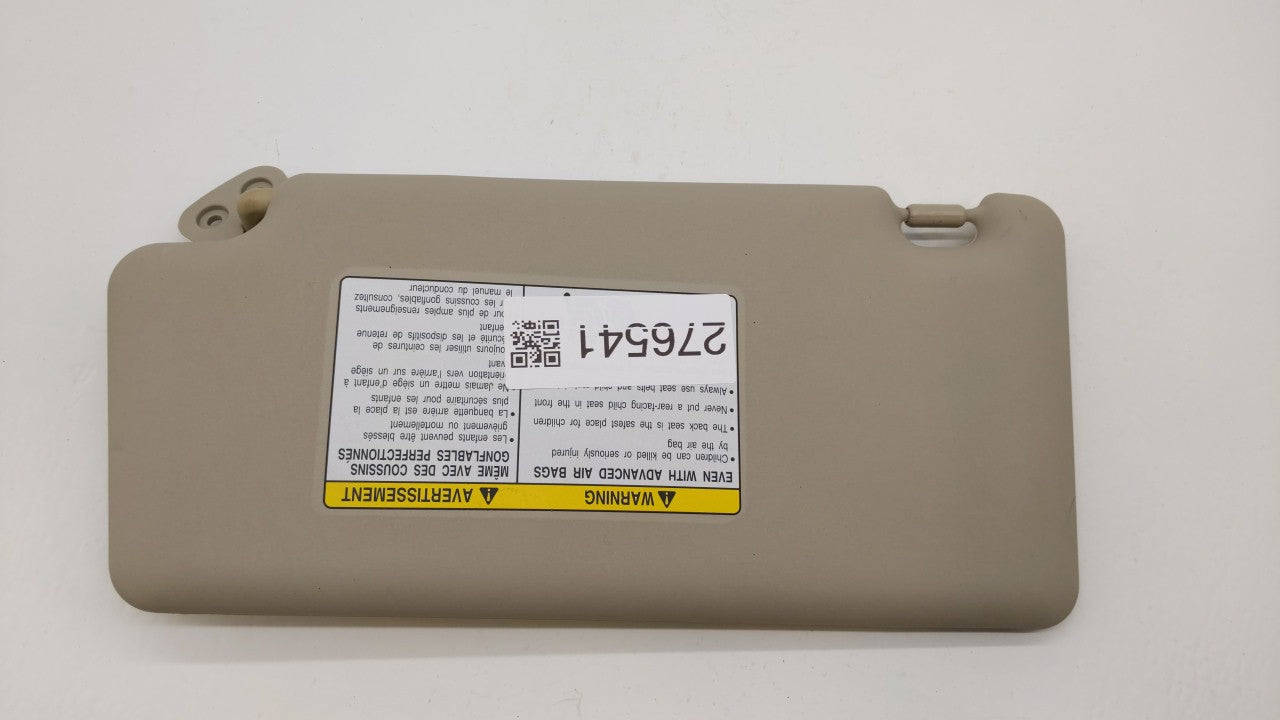 2008-2010 Nissan Rogue Sun Visor Shade Replacement Passenger Right Mirror Fits Fits 2008 2009 2010 OEM Used Auto Parts - Oem