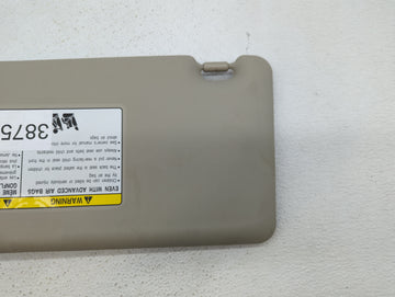 2008-2010 Nissan Rogue Sun Visor Shade Replacement Passenger Right Mirror Fits Fits 2008 2009 2010 OEM Used Auto Parts