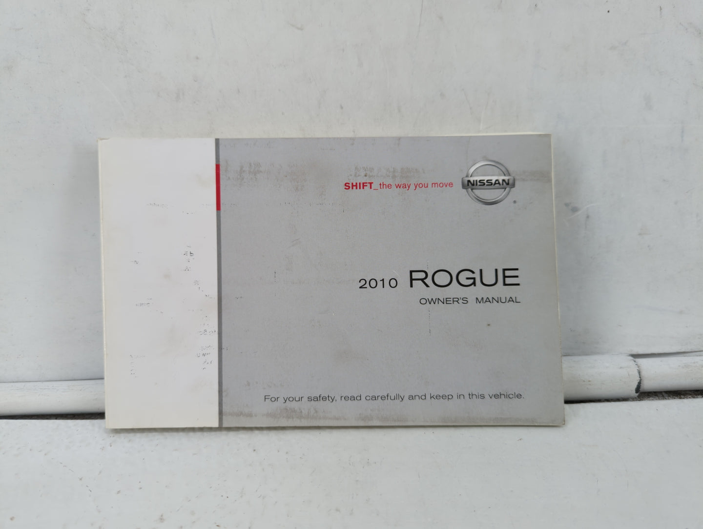 2010 Nissan Rogue Owners Manual Book Guide OEM Used Auto Parts - Oemusedautoparts1.com