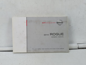 2010 Nissan Rogue Owners Manual Book Guide OEM Used Auto Parts - Oemusedautoparts1.com