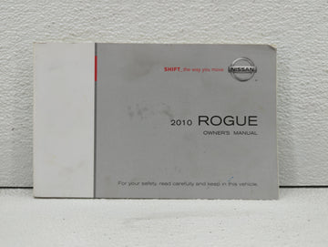 2010 Nissan Rogue Owners Manual Book Guide OEM Used Auto Parts - Oemusedautoparts1.com