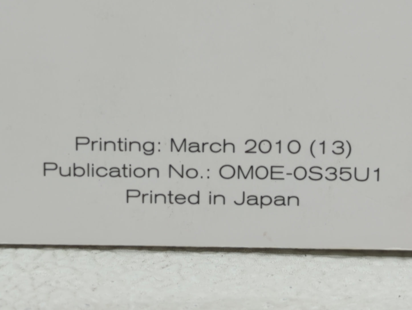 2010 Nissan Rogue Owners Manual Book Guide OEM Used Auto Parts - Oemusedautoparts1.com