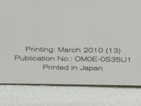 2010 Nissan Rogue Owners Manual Book Guide OEM Used Auto Parts - Oemusedautoparts1.com